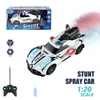 Electric RC Car 1 20 Mini RC Remote Control Drift Spray Racing med Light Toys For Boys Gift 2 4G Kids Fordon Barnens Day Gifts 231030