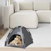Hundbärare husdjur teepee fällbar tvättbar katt tält säng 42 38 cm burstaket utomhushus för valp