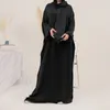 Abiti di abbigliamento etnico Medio Oriente Eid Abaya Arabo Musulmano Abito da preghiera per donna Saudita Turco Islamico Dubai Ramada Jalabiya Festa elegante