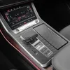 Для Audi Q7 Q8 4M 2021-2023 Самоклеящиеся автомобильные наклейки из углеродного волокна, виниловые автомобильные наклейки и наклейки, аксессуары для стайлинга автомобилей