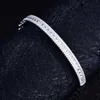 Bangle WPB Luxury Rainbow Cyrron Bolek Kolorowy kwadratowy diament Banles żeńska platforma platforma grzywna biżuteria jasna dziewczyna prezent 231031