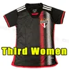 Feminino menina 23/24 São Paulo Outubro Rosa camisas de futebol LUCIANO MIRANDA Rafinha J.Calleri Eder ALISSONNIKAO GABRIEL G.SARA Camisa de futebol em casa fora terceiro