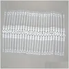 Autres fournitures de fête d'événement Nouveau 50 / 100pcs Love Heart Baguette Tube Bulle Bouteille de savon pour anniversaire DIY Décoration Cadeaux Invité Baby Shower K Dhqnx