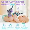 Mobiles Baby Infant Wrist Rattle Socks Toys 0 12 Month Girl Boy Learning Toy Early Educational Development Cute Toddlers Sensory Gifts 231031