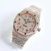 APS Women luksus Diamondencrusted Projektant zegarek Full Diamond Watch Ice Out Men Watch AP Menwatch 6mnj Auto Mechanic