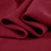 Tissu d'habillement en soie, 133CM de large, 32MM, couleur unie, bleu, rouge, blanc, pour printemps et été, robe, manteau, veste, pantalon, DE973