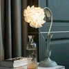 Lampy stołowe Lampa z biurka Bórze nocny nocny światło sztuka wystrój tkaniny vintage nordycka dekoracja