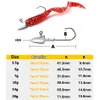 Vishaken Driehoekskop 35g 5g 7g 10g 14g 20g Schip type vishaak zachte worm jig Lokken Haak Jig Visgerei 231031