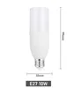 촛불 220V E27 10W 15W 20W 25W 3000K-6000K 적절한 학습 주방 다운 램프 샹들리에 홈 오피스 장식