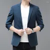 Suits para hombres 2023 Fashion Banquete Banquete Hands Versión coreana Slim Suit Simple Coat Business Casual Single West