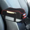 Araba koltuğu örtüler kol dayama yastık kapağı ile depolama torbası bellek köpüğü merkez konsol kutusu koruyucu PU deri iç malzemeler