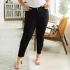 Jeans da donna per donna Pantaloni a pagliaccetto Jean alti aderenti alla moda elasticizzati e aderenti BuLift Boot Cut