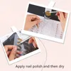 Nail Practice Display Arrival 160 Colors False Nail Color Display Book Gel Polish Color Chart Palette Practice With False Nail Tips 20# 231030