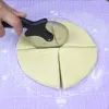50 40 Cm Non-stick Siliconen Bakmat Met Grootte Meting Schaal Fondant Rolling Kneden Mat Cake Gebak bakvormen Gereedschappen
