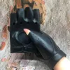 Mitaines Gants en cuir pour femmes, à la mode, sans doigts, étoiles creuses, spectacle de fête, mitaines respirantes à demi-doigt, gants pour femmes motoL231017