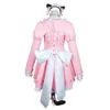 Nekopara Chocolate Vanilla Coconut Azuki Cosplay Costume Lolita Long Sleeve Maid Dress Full Sets Anime Game Halloween Outfits