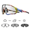 Utomhus Eyewear Kapvoe Pochromic Sports Cycling Glass för män Kvinnor MTB Mountain Road Cykel Eglasögoncykel Solglasögon Ciclismo 231012