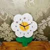 Orologi da parete Cartoon Flower Orologio Kawaii Decorazioni per la casa Studio Muto Soggiorno Camera da letto Camere per bambini Semplice regalo carino 231030