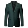Erkek Suit Blazers Erkekler Şık Renkli Slim Fit Rahat Blazer Ceket Yeşil Mor Siyah Sarı Düğün Balo Erkekler İçin Resmi Takım Eşyalar 231030