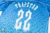 T-shirty męskie koszulki Trapstar Mesh Football Jersey Blue No.22 Mężczyźni T-shirt W220811 T231031