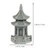 Dekoracje ogrodowe duże sześciokątne miniaturowe pagoda posąg chiński zen dekoracja ozdób ogrodniczych