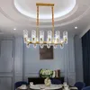 Chandeliers Modern Luxury Design Round Crystal Ceiling Chandelier For Living Room Bedroom Restaurant Indoor Lighting Lamps Fixtures