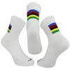 24 couleurs mode chaussettes de cyclisme marque chaussettes de vélo hommes femmes professionnel respirant chaussettes de sport chaussettes de basket-ball vêtements de sport accessoiresSports Socks mens
