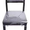椅子カバーキッチンクッションの透明なダイニングカバー透明調整可能