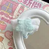 Acessórios de cabelo Japão bonito kawaii pelúcia asas peludas estrela clipes para menina crianças pano rosa macio hairpin barrettes moda