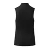 Men's Vests Women's High Neck Sleeveless Sweater Slim Fitting Top Waistcoat Streetwear Winter Clothes Women Pullover Solid Color Vest