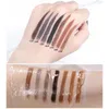 Eyebrow Enhancers 5st varumärke Eyebrow Pencil White Black Waterproof Brown High Quality Professional Makeup Eyebrow Tattoo Wholesale 231031