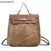 Designer Bag Backpack Bags 2024 Autumnwinter New Frosted Retro High Quality Splice Fashion Womens Single Shoulder