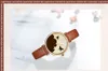 Womens watches high quality luxury simple creative Dead leaf butterfly fritillion dial belt waterproof watch