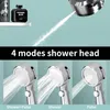Badezimmer-Duschköpfe, Hochdruck-Handbrause, Wassereinsparung, unter Druck stehendes, einstellbares Spray, LED-Digitaltemperaturanzeige 231030