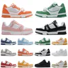 2024 Designer Sneaker Virgil Trainer Casual Schoenen Kalfsleer Abloh Wit Groen Rood Blauw Letter Overlays Platform Mode Luxe Lage Sneakers Maat 11