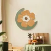 Wall Clocks Simple Flower Creative Artistic Cartoon Clock Living Room Mute Shop Internet Celebri 231030