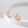 Stud Earrings Multicolor Cute Geometric For Women Fashion Lady Engagement Accessories