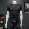 2023 Mens Designers Camiseta Homem Mulheres Camisetas Designer com Letras Imprimir Mangas Curtas Camisas de Verão Homens Soltos Tees Tamanho Asiático M241O