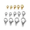 20pcs/lot 9-19mm Full Size 316 Real Stainless Steel Lobster Clasp Wholesale Finding Jewelry Supplies Jewelry MakingJewelry Findings Components Jewelry