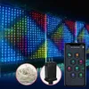 Рождественские украшения Занавес Гирлянда RGBIC Dream Color Программируемый Smart Bluetooth Светодиодные оконные гирлянды для свадьбы Декор спальни 231030