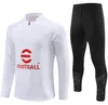 2023 2024 ACM MILANS Långärmar Soccer Tracksuit Jerseys 23 24 Pulisic Training Suit Sursetement Foot Camiseta Chandal Kit Football Men Kids Uomo Calcio Maillot