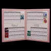 Nail Practice Display 60/80/120 Color Double-Side False Nail Color Display Book Gel Polish Color Chart Palette Practice With False Nail Tips 20#923 231030