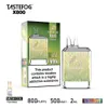 Original Tastefog X800 Puff Disposable Vape Pen 2% 2ml 500mAh 20 Flavors TPD Certigicate LED Light With Free Lanyard Shipping No Tax