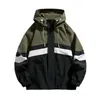 Herrenjacken 8xl 9xl Bomberjacke Männer Frühling Herbst Herbst Kapuze Windbrecher Solid Casual Coat Streetwear Retro HipHop Militär Motorrad 231030