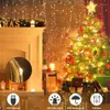 Strings Curtain Garland Led String Lights Festival Christmas Decoration 8 Mode Usb Remote Control Holiday Light For Bedroom Home Outdoor