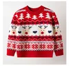 Pullover Christmas Children Sweater Autumn Clothing 3 7 Years Baby Girls Boys Knitwear Sticked 2023 Kids Party Sweaters 231030
