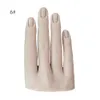 Nail Practice Display Practice Hand for Acrylic Nails Manicure Display Stand False Realistic Silicone Mannequin Training Tools bone Curvy Adjustable 231030