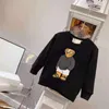 2022 Mens Fashion Casual Sweatshirts Crew Neck Loose Casual Bear Print Top Womens Hoodless Clothes Couple Wear278w