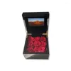 Party Supplies Professional 4.3 "Video Screen Eternal Life Flower Surprise Jewelry Wrapped Gift Box