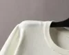 Nouveaux pulls pour hommes Designer lettre impression pull designer italien femmes hommes pulls décontracté rond à manches longues broderie blanc off sweats à capuche t-shirt